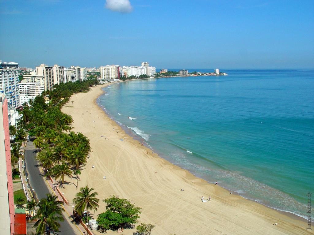 Beachfront Coral Beach Condo San Juan Dış mekan fotoğraf